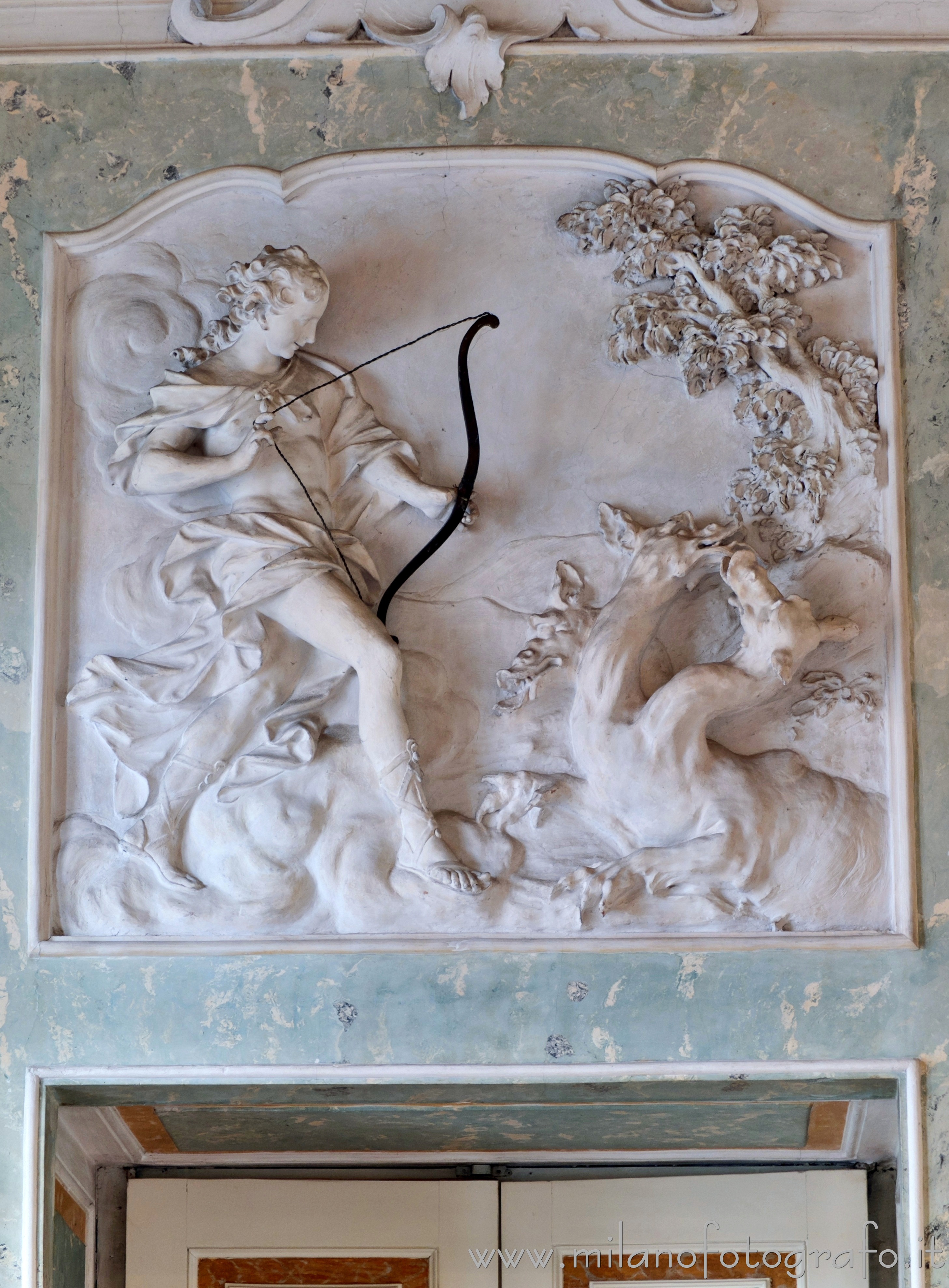 Cavenago di Brianza (Monza e Brianza, Italy) - Apollo kills Pyton in Palace Rasini - Full resolution picture